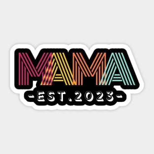 Custom Mama Design with Date, Gift for mom Sticker